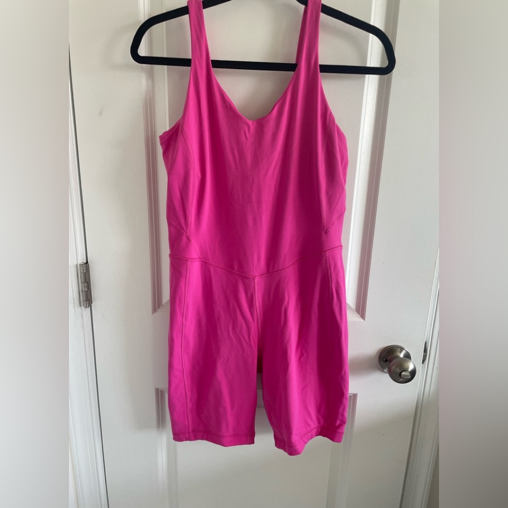 Sonic pink align body suit  - size 10